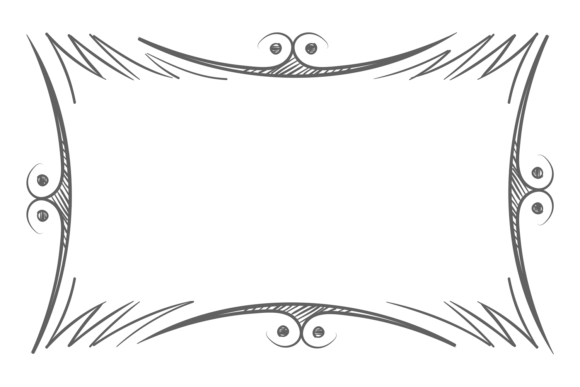 Download Elegant Ink Frame. Freehand Stroke Decor - Ink Collection