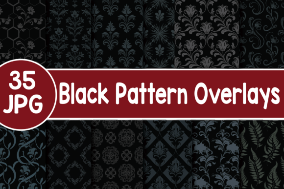 Download 35 Black Pattern Overlay Illustration - Pattern Collection