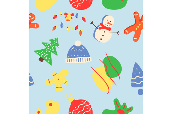 Download Winter Season Abstract Seamless Pattern - Pattern Collection