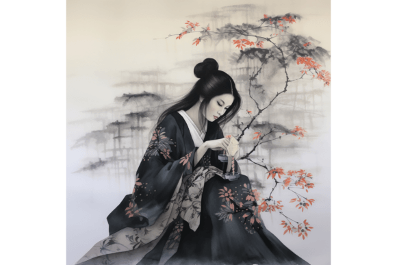 Download Brusho Inks Hokusai Artwork - Ink Collection