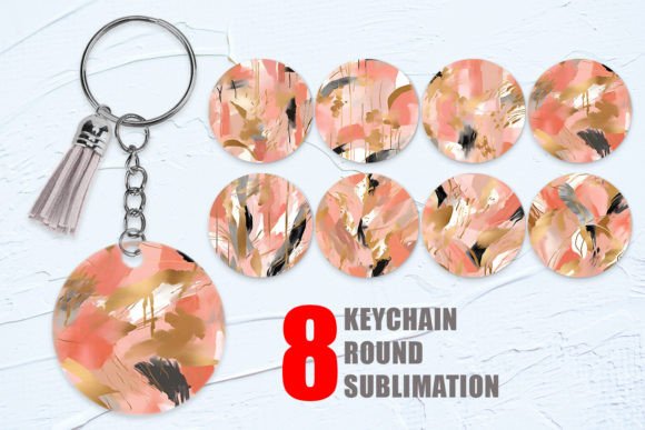 Download Keychain Contemporary Art Pink - Ink Collection